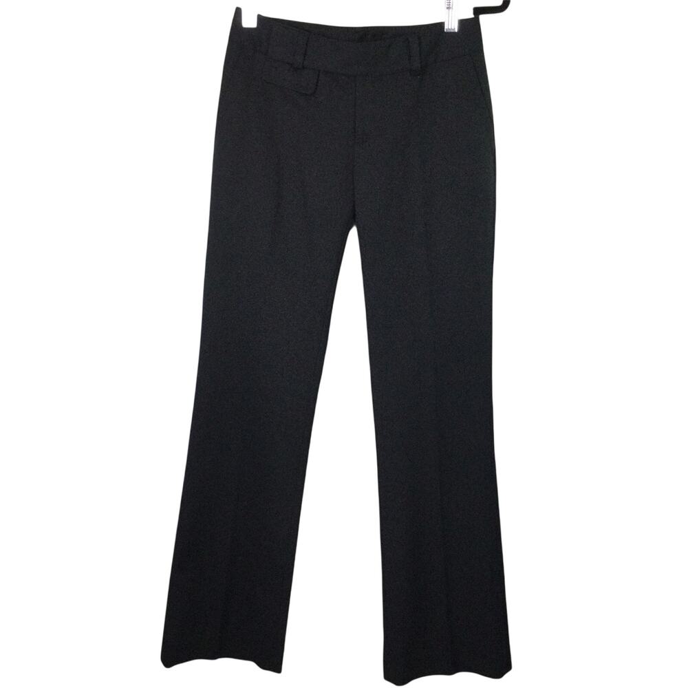 Banana Republic Black Martin Fit Straight Leg Stretch Dress Pants Women's Size 0